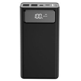 Power Bank XO PR124 40000mAh 4USB / Micro / Type-C/Lightning Led индикатор 29713 фото