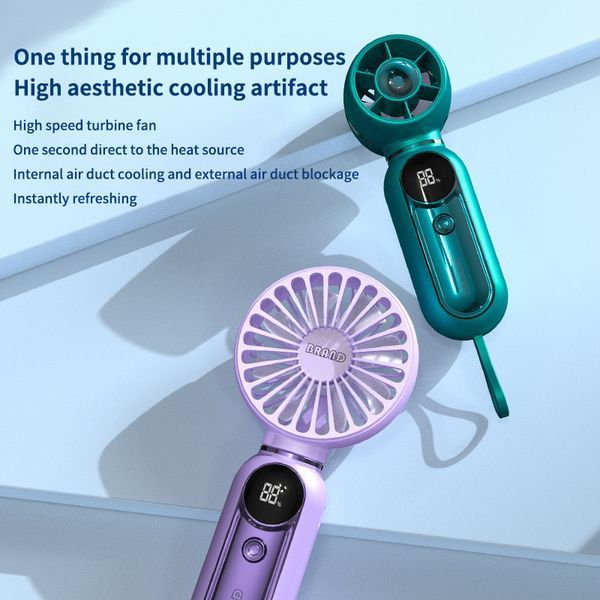 Вентилятор C02 + Power Bank Fan (з вбуд. акум.) (17,5см) 57391 фото
