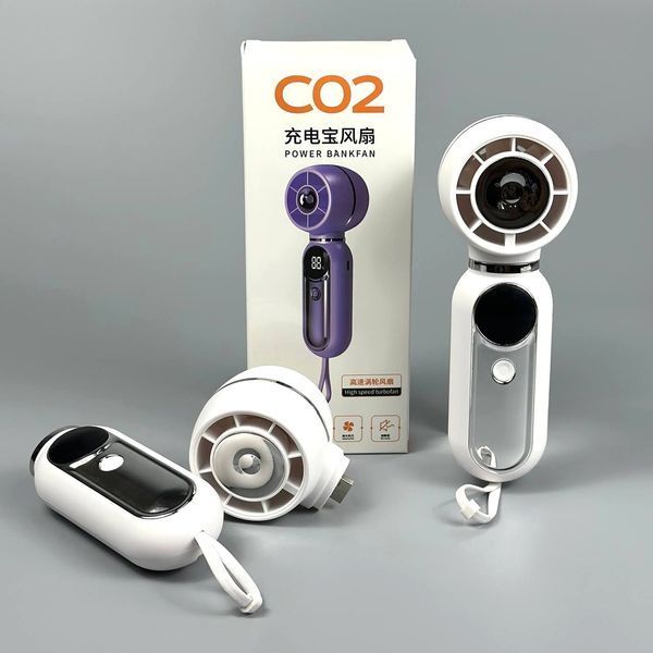 Вентилятор C02 + Power Bank Fan (з вбуд. акум.) (17,5см) 57391 фото