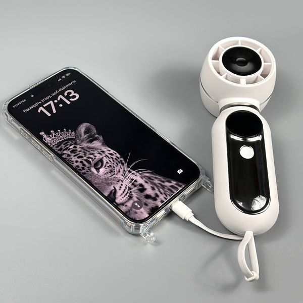 Вентилятор C02 + Power Bank Fan (з вбуд. акум.) (17,5см) 57391 фото