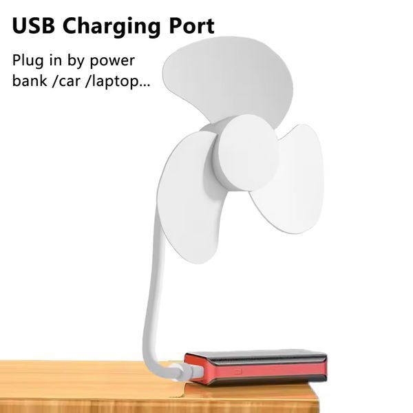 Вентилятор F017 Mini гибкий от USB (18см) 65058 фото