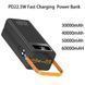 УМБ Power Bank WUW TUGII Y105 50000mAh PD22.5W+QC3.0 (with cable Lightning+Micro+Type-C+USB) 62400 фото 5