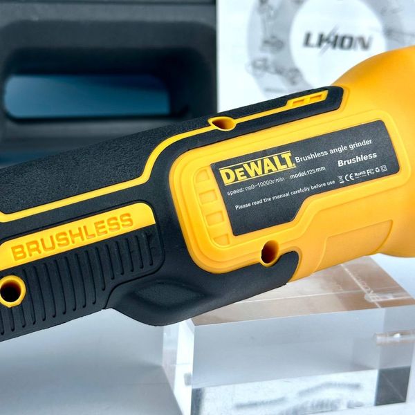 Акумуляторна болгарка безщіткова DeWalt DCG405 199V, XR6.0Ah 41794 фото