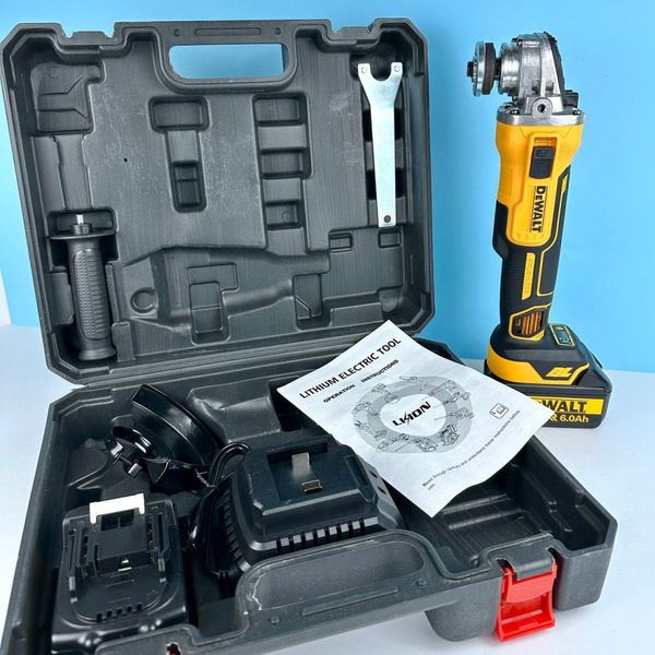 Акумуляторна болгарка безщіткова DeWalt DCG405 199V, XR6.0Ah 41794 фото