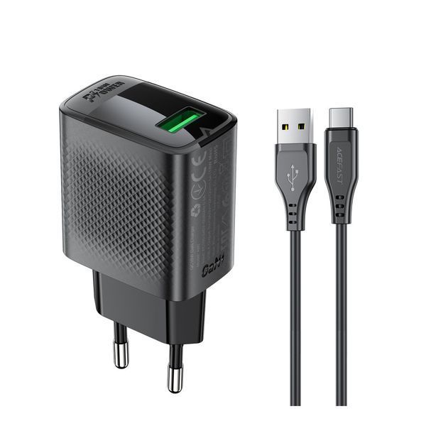 Сетевое зарядное устройство для AceFast A90 GaN QC3.0 Type-C 49730 фото