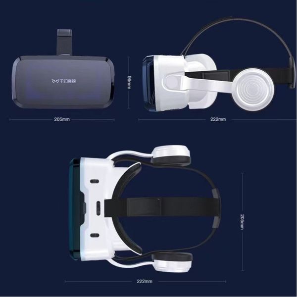 Окуляри віртуальної реальності Shinecon VR SC-G04BS Bluetooth зі стерео гарнітурою 45335 фото