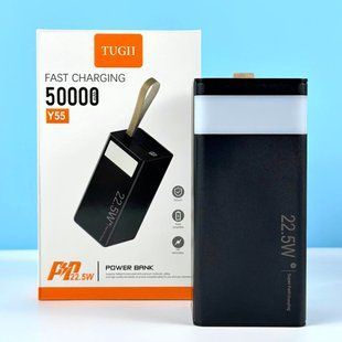 УМБ Power Bank WUW-TUGII Y55 50000mAh PD22.5W (с фонарем) 48788 фото