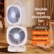 Вентилятор XHS-02 Square Fan&ndash;Dual подвійний 4000mAh (з вбуд. акум.) (37сm) 65062 фото 11