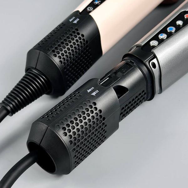 Фен-выпрямитель для волос Air Straightener J01-B 1200W 2in1 (2,1m) Grey 59001 фото
