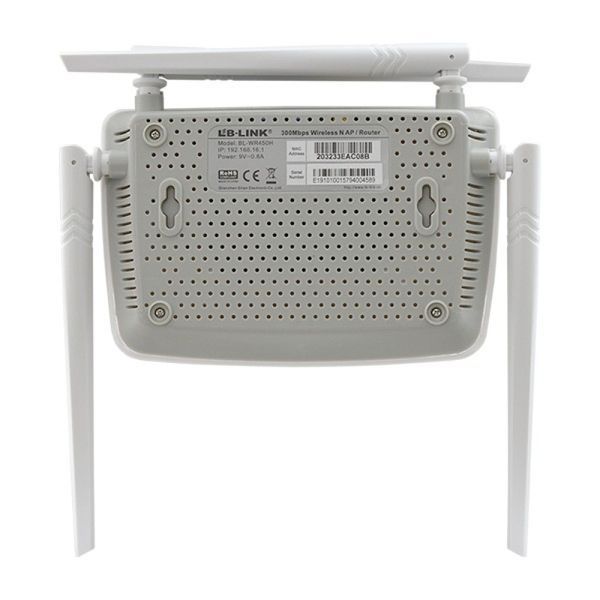 Wi-Fi роутер LB-Link BL-WR450H 2.4GHz 300Mbps 2LAN+1WAN 26981 фото