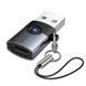 Переходник Hoco UA46B Victory USB3.0 male to Type-C female 66156 фото 6