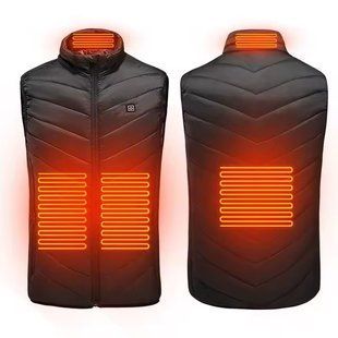 Жилет з підігрівом ThermoLux Heat Vest Black &mdash; 4 зони підігріву, USB (розмір 4XL) 63163-4 фото