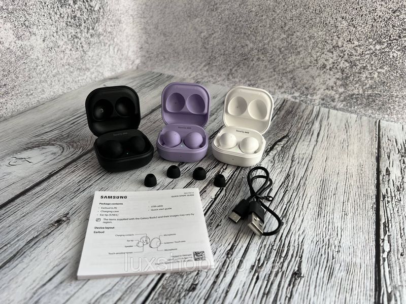 Навушники Galaxy Buds 2 Pro R510 Lux series1:1 Gray 43300 фото