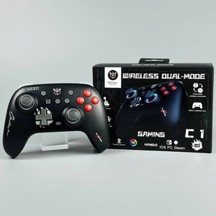 Бездротовий геймпад Onikuma C1 Dual-mode 800mAh RGB (N-Switch, PC) 56077 фото