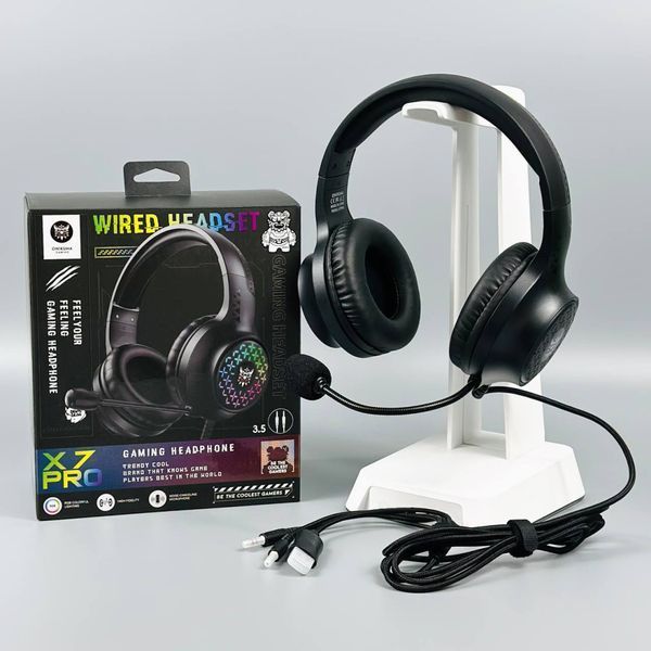 Наушники компьютерные Onikuma X7 Pro RGB с микрофоном 56040 фото