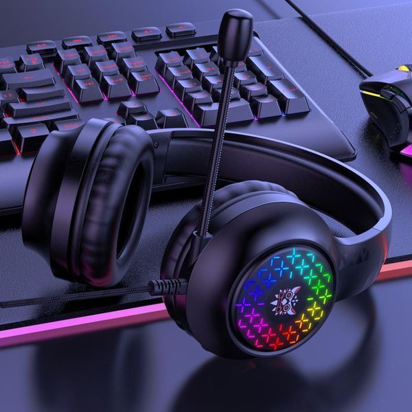 Наушники компьютерные Onikuma X7 Pro RGB с микрофоном 56040 фото