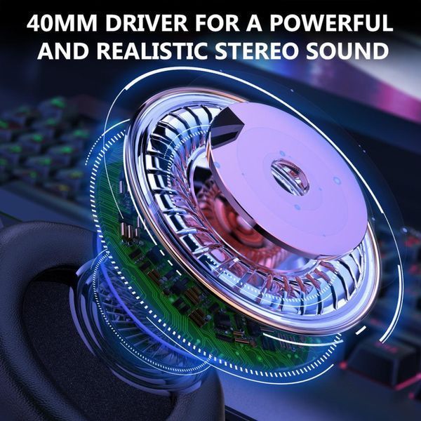 Наушники компьютерные Onikuma X7 Pro RGB с микрофоном 56040 фото