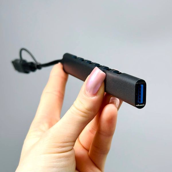 USB HUB 7 Ports (Type-C+USB to USB3.0*7) 40202 фото