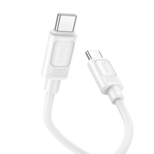Data Cable Hoco X122 Benefit silicone Type-C to Type-C 60W 1m Чорний 61610 фото