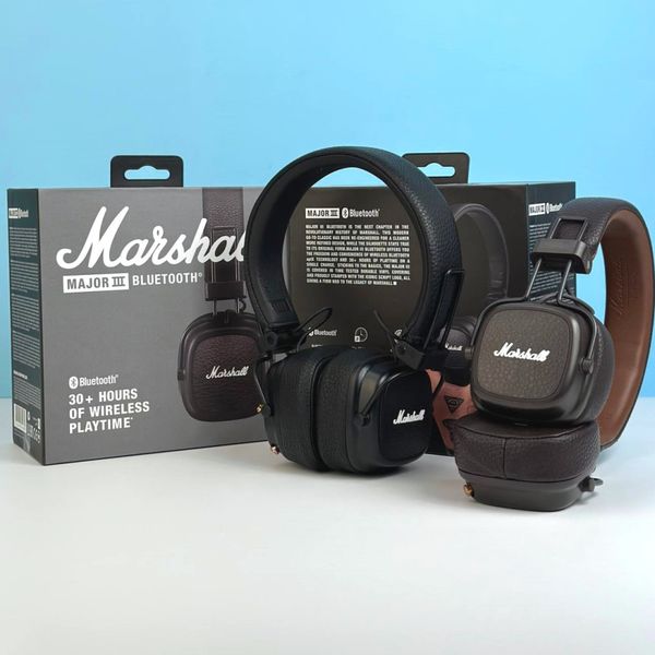 Навушники Marshall Major III series 1:1 Black 47633 фото