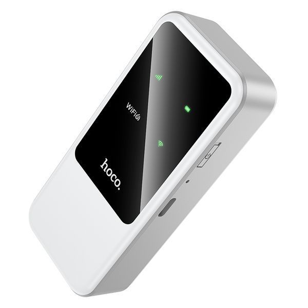 Портативний модем WiFi роутер Hoco HI42 WiFi6 2.4GHz (50Mbps, 150Mbps, 4000mAh, SIM Card) 62572 фото