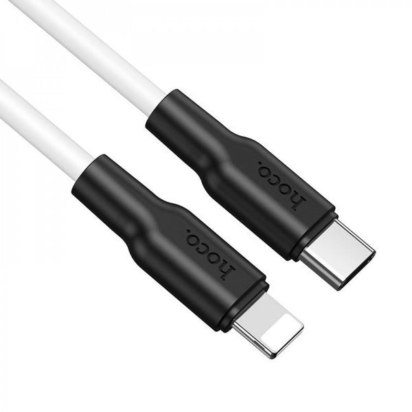 Data Cable Hoco X21 Type-C to Lightning Silicone Швидка зарядка 20W 3A 1m 21979 фото