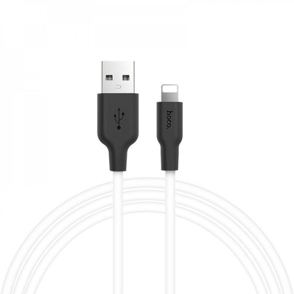 Data Cable Hoco X21 Type-C to Lightning Silicone Швидка зарядка 20W 3A 1m 21979 фото