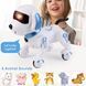 Робот-собака на радіокеруванні Intelligent Dog 878 (з функцією програмування) Blue 60171 фото 4