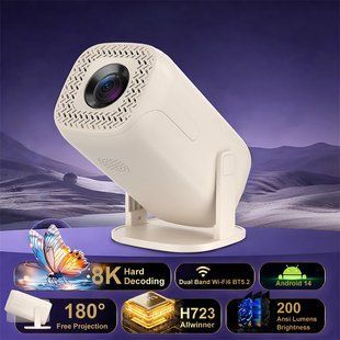 Проектор HCS350 Mini U5 с игровой приставкой (Android 14, 1280*720P, 200 Lumen) 65910 фото
