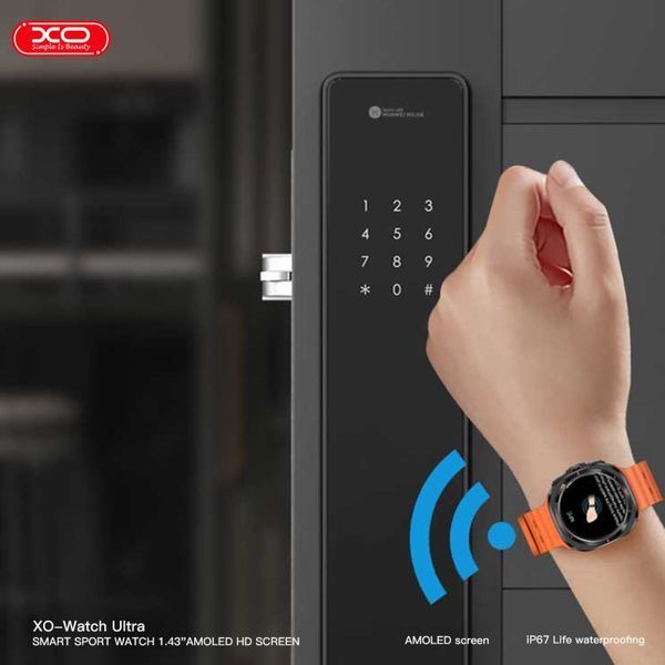 Smart Watch XO Watch Ultra AMOLED Sports 1.43 inch Orange 61698 фото