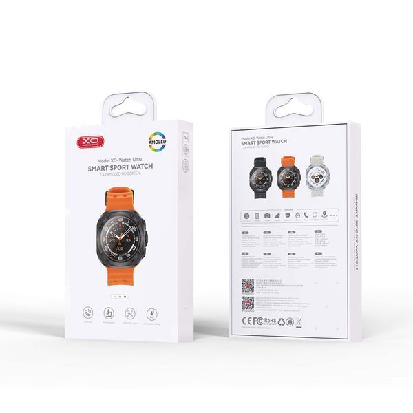 Smart Watch XO Watch Ultra AMOLED Sports 1.43 inch Orange 61698 фото