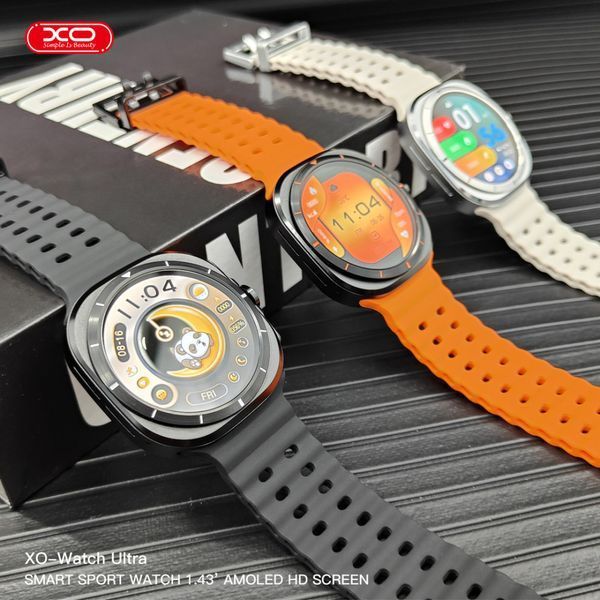 Smart Watch XO Watch Ultra AMOLED Sports 1.43 inch Orange 61698 фото