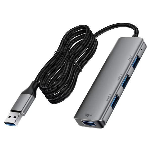 USB HUB AceFast J17 USB to USB3.0*4 65481 фото