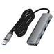 USB HUB AceFast J17 USB to USB3.0*4 65481 фото 2