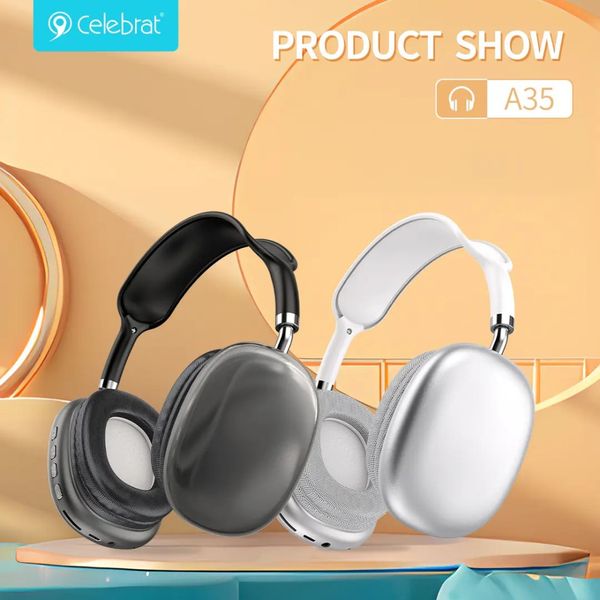 Навушники AirPods Max Celebrat A35 Bluetooth 44320 фото