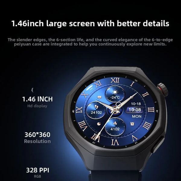 Smart Watch Howear HW-R2 Pro с Ai-переводчиком и 2-мя ремешками 67387 фото