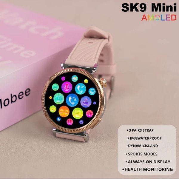 Smart Watch Kalobee Amerika SK9 Mini Amoled экран с 3 ремешками 64523 фото