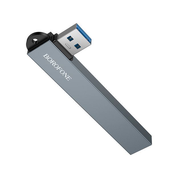 USB HUB Borofone FH1 4in1 (USB to USB2.0*3+USB3.0) 62658 фото