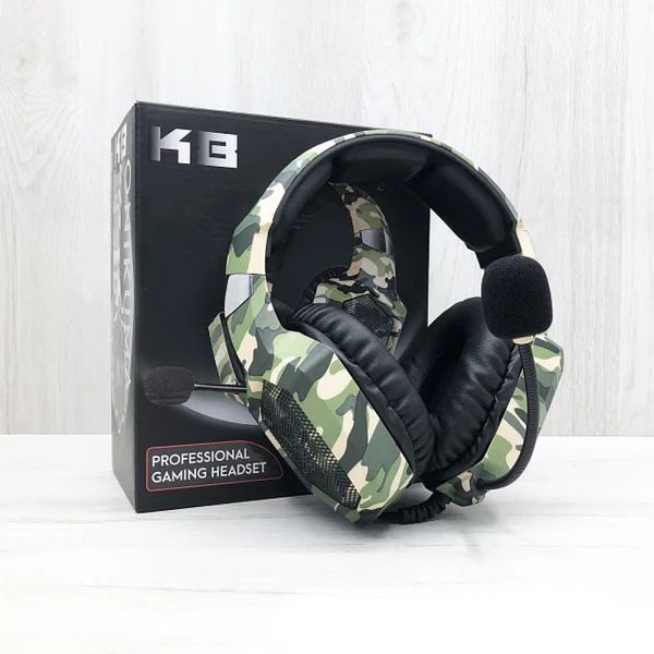 Навушники комп'ютерні Onikuma K8 Camouflage з мікрофоном RGB 27319 фото