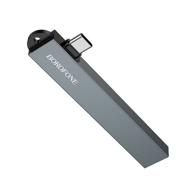 USB HUB Borofone FH1A 4in1 (Type-C to USB2.0*3+USB3.0) 62657 фото