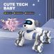 Робот-собака на радіокеруванні Robot Dog CV-D902 (восьмиколісний трюковий) Pink 60194-1 фото 6