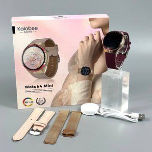 Smart Watch Kalobee Amerika SK6 Mini Amoled Gold 64743 фото