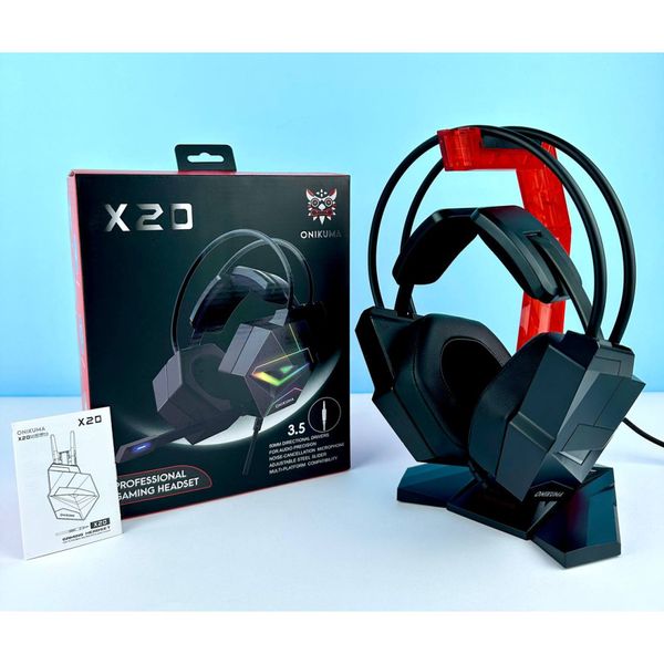 Навушники комп'ютерні Onikuma X20 з мікрофоном RGB 42079 фото