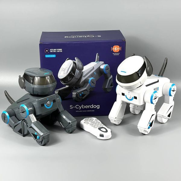 Робот-собака на радіокеруванні S-Cyberdog BG 1544 (з Bluetooth-колонкою) Grey 60170-1 фото