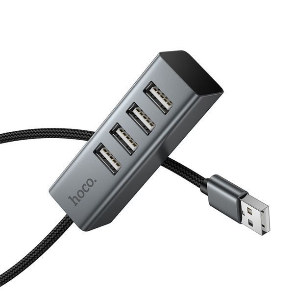 USB HUB Hoco HB1A 4in1 (USB to USB2.0*4) 63339 фото