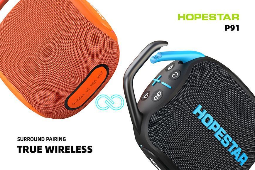 Колонка HOPESTAR P91 15W, 2600mAh (15,2*10,3*6,7 см) Черный 62356 фото