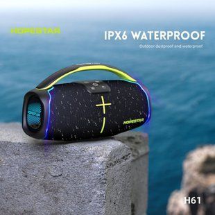 Колонка HOPESTAR H61 50W, 6000mAh (33,9*18,7*14,8 см) Черный 49421 фото