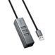USB HUB Hoco HB1D 4in1 (USB to USB2.0*3+RJ45) 63342 фото 3