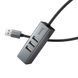 USB HUB Hoco HB1D 4in1 (USB to USB2.0*3+RJ45) 63342 фото 4