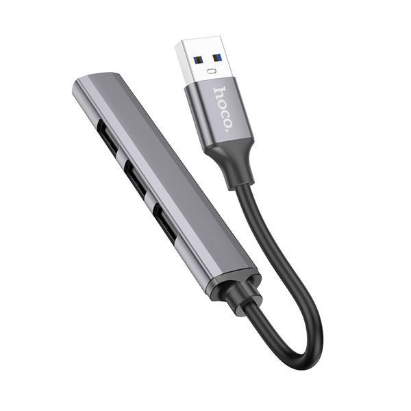 USB HUB Hoco HB26 4in1 (USB to USB3.0+USB2.0*3) 34410 фото